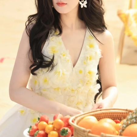 赵露思同款！Zimmermann Matchmaker Daisy 小雏菊欧根纱短裙