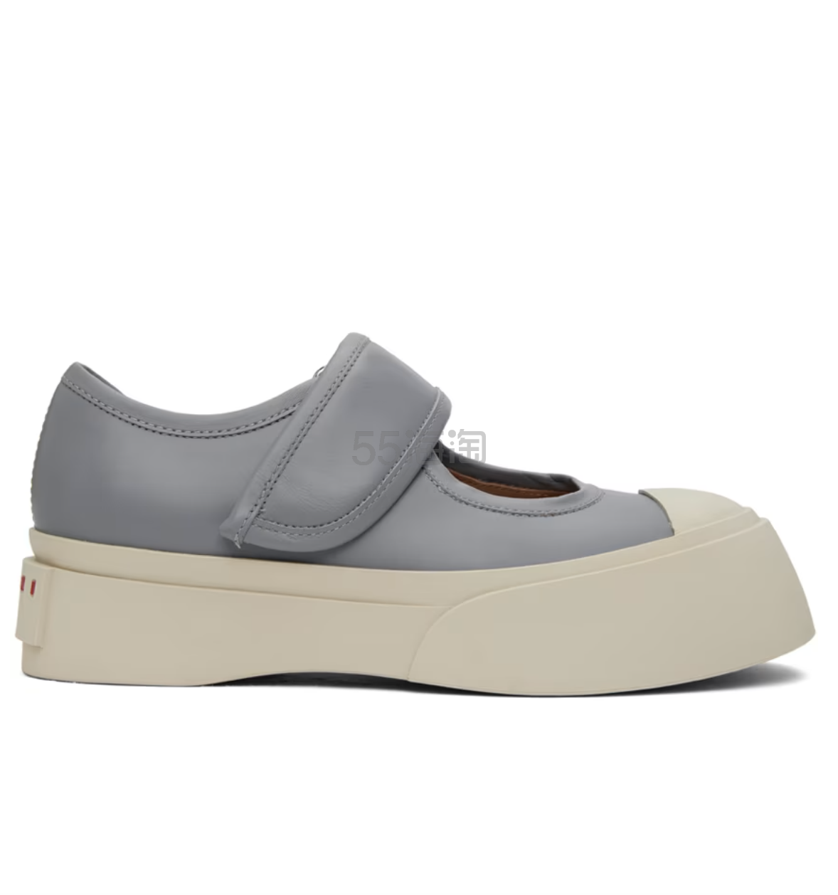 赵露思同款！MARNI Pablo 大象灰玛丽珍大头鞋