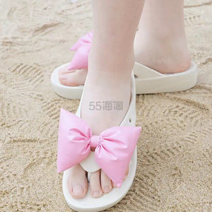 降价！Crocs 卡骆驰 云朵蝴蝶结人字拖 2色