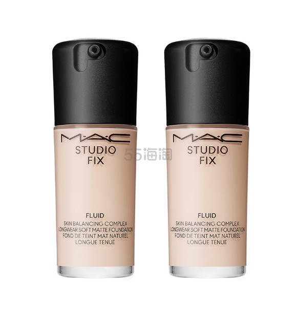 M.A.C 定制无瑕2.0粉底液（新）双支组合 N12 （自然白皙）-30ml*2