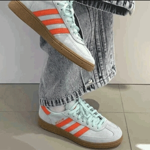 adidas Originals Gazelle 薄荷蓝橘色德训鞋  Gazelle系列多色有折扣！