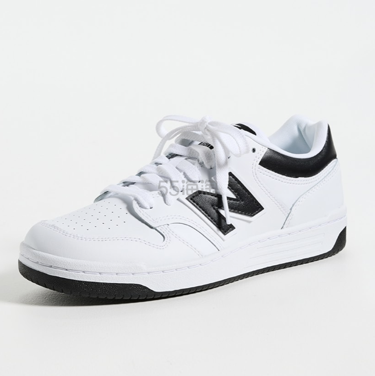 New Balance 480 Unisex 黑白拼色运动鞋