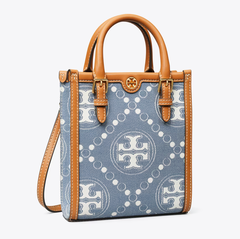 Tory Burch 汤丽柏琦 mini T MONOGRAM 迷你琴谱包Multi