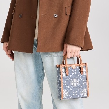 Tory Burch 汤丽柏琦 mini T MONOGRAM 迷你琴谱包