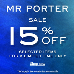 Mr. Porter EU：大促升级！入 LOEWE、拉夫劳伦