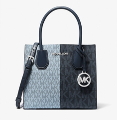 Michael Kors  Mercer 拼色老花琴谱包