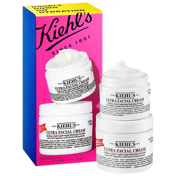 Sephora:Kiehls 科颜氏高保湿面霜套装 价值$106 125ml+50ml