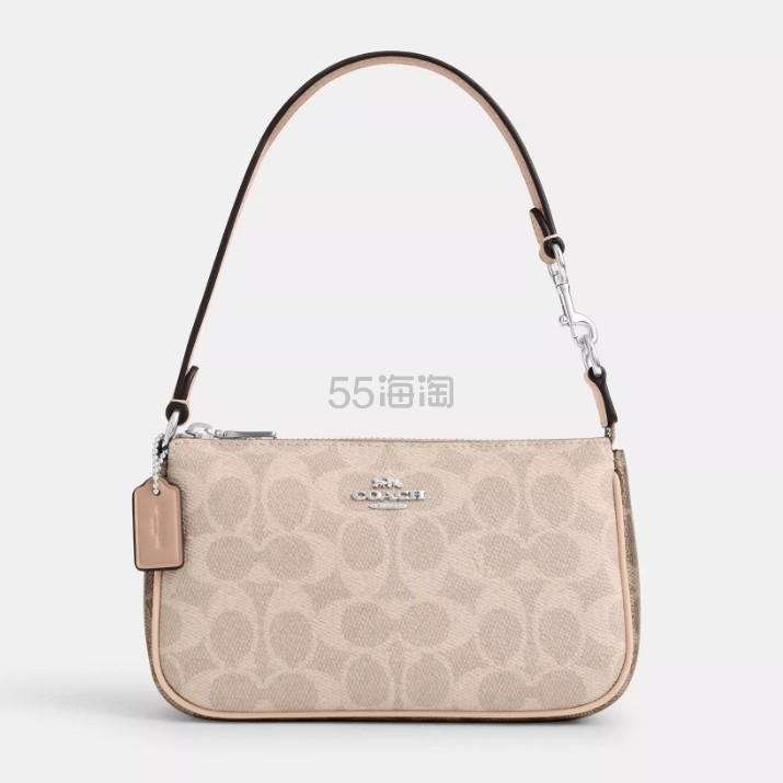 Coach 蔻驰 Nolita 19 新奶茶色麻将包 拼色款