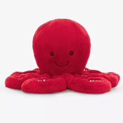 Jellycat 圣诞新品 蔓越莓色章鱼玩偶 47cm