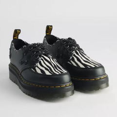 Dr. Martens Ramsey 男款斑马纹3孔皮鞋