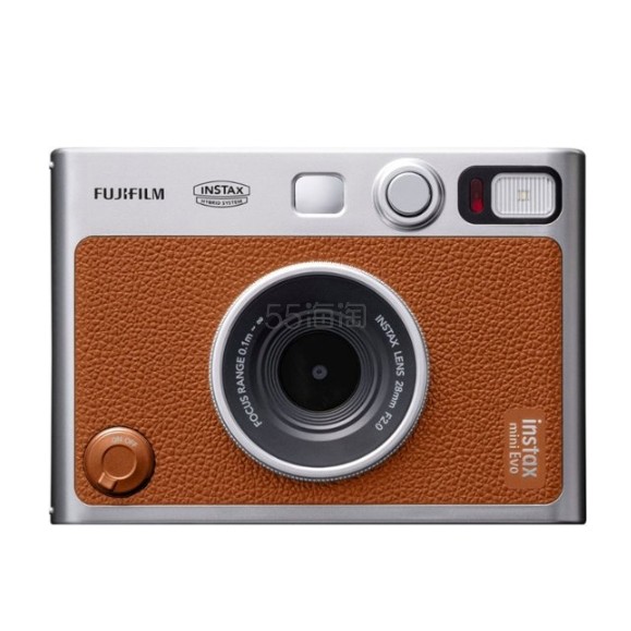 Fujifilm 富士 INSTAX MINI Evo 即时胶片相机 黑色/棕色