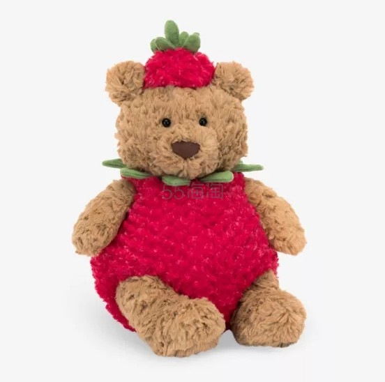 Jellycat 巴塞罗熊草莓装 26cm