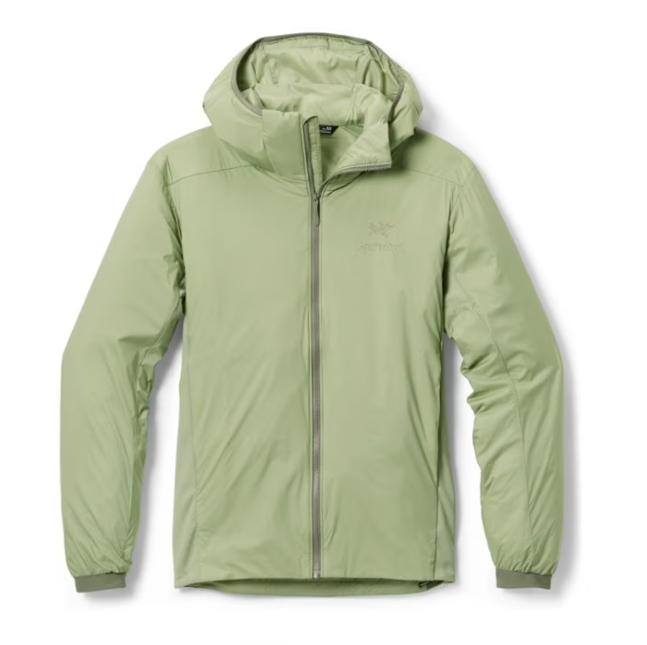 Arc'teryx 始祖鸟男款绿色 Atom 棉服