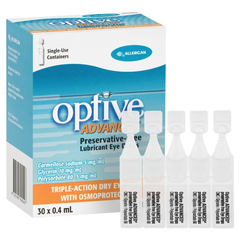 【澳洲仓】 Optive 三重润滑滴眼液 0.4ml 30瓶 无防腐剂