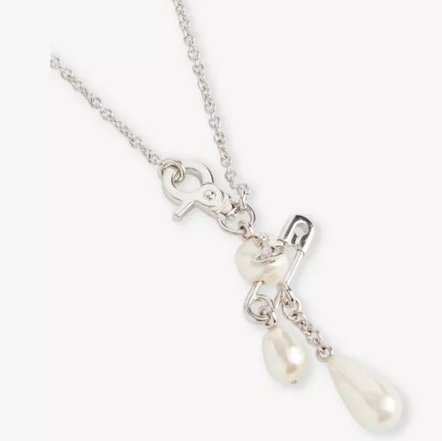 Vivienne Westwood 西太后 Claude 水滴别针项链