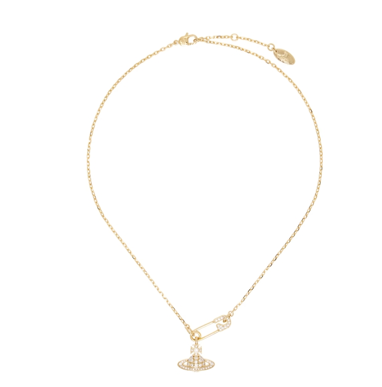 Vivienne Westwood Gold Lucrece 土星别针项链