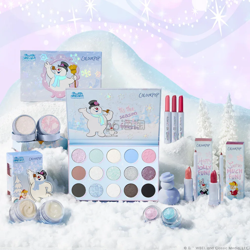 ColourPop 卡拉泡泡 Frosty The Snowman 联名款全家福 价值2