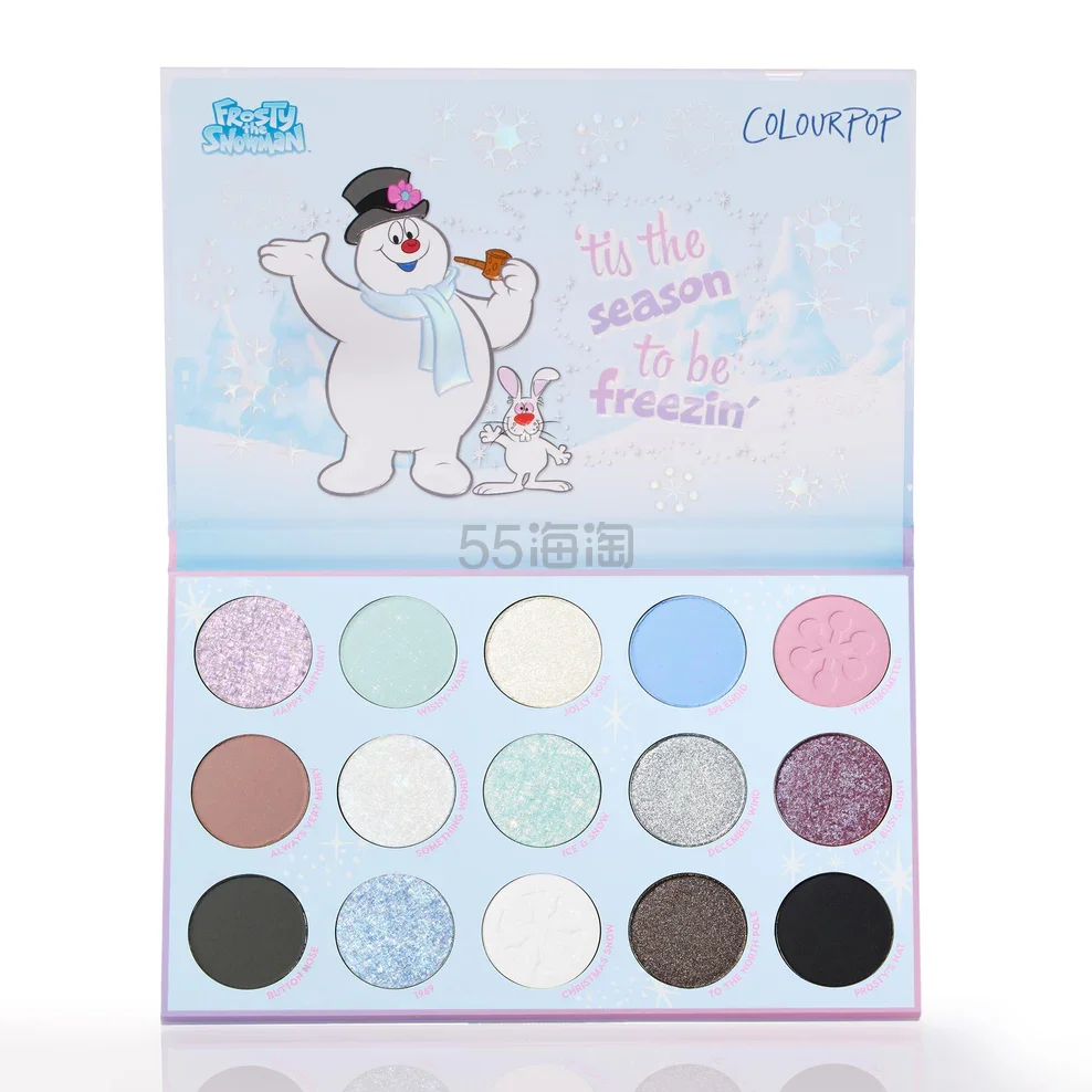 ColourPop 卡拉泡泡 Frosty The Snowman 联名款眼影