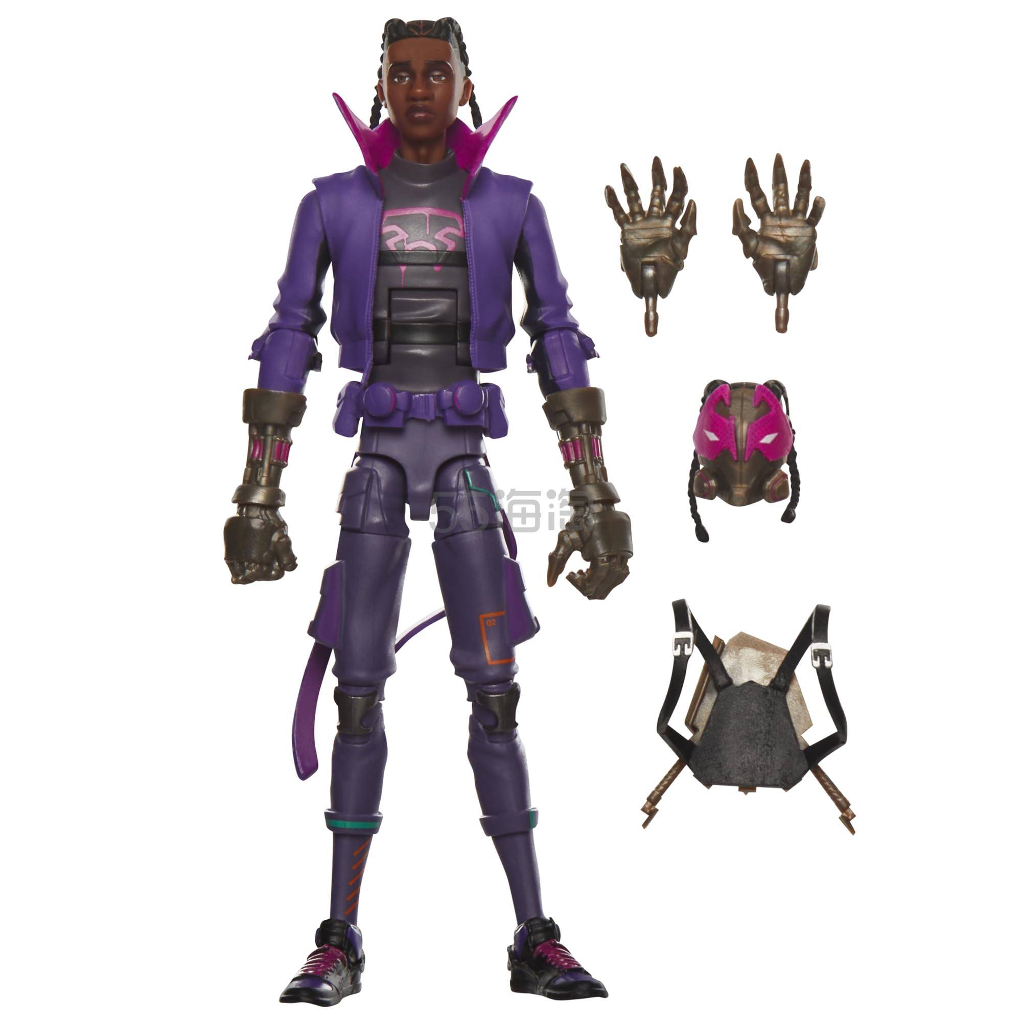 【含税直邮】Marvel 漫威传奇系列 Miles G. Morales (Prowler),蜘蛛侠:跨越蜘蛛经文收藏版 6 英寸