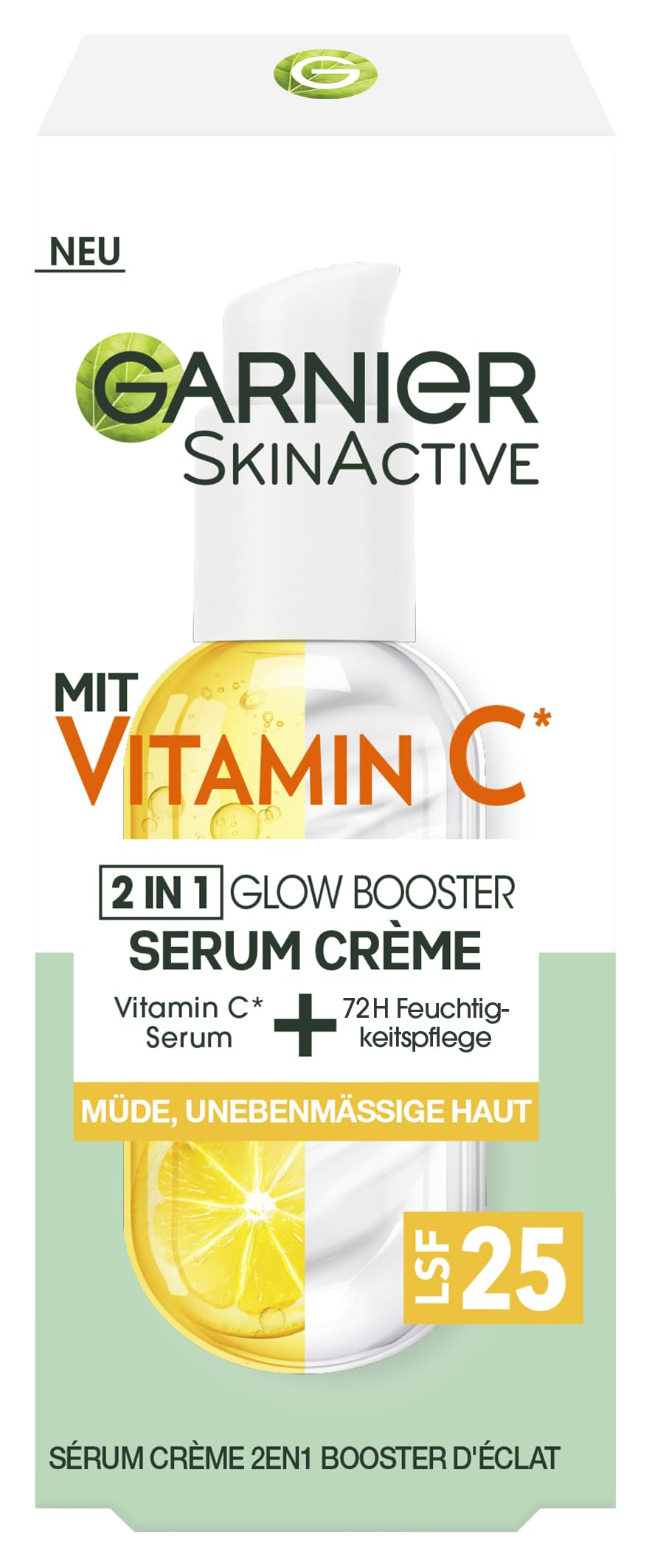【含税直邮】GARNIER 抗疲劳肌肤和黑斑精华霜 50ml