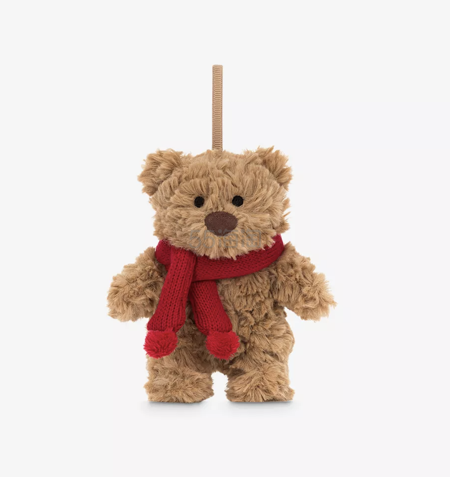 补货！Jellycat 可爱的小巴塞罗熊挂饰12cm
