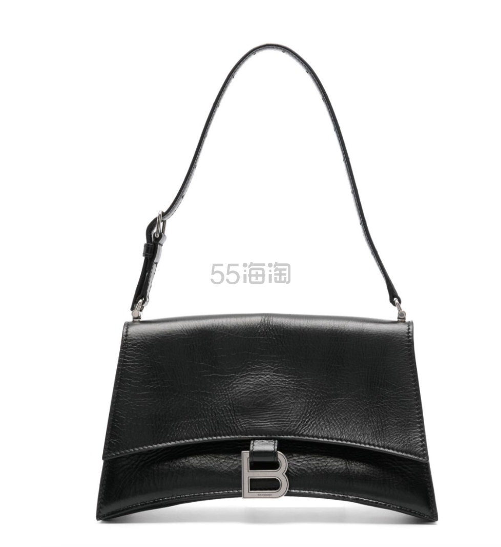 Balenciaga 巴黎世家黑‮小银‬号Crush包