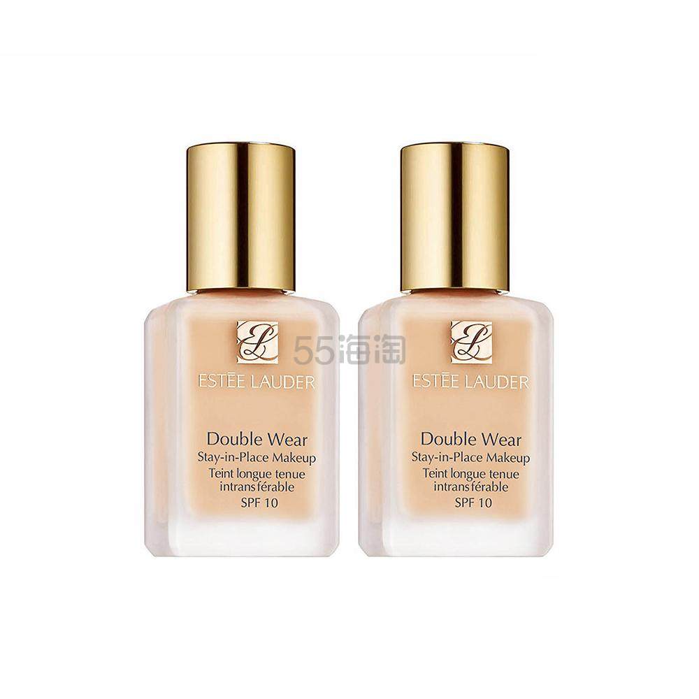 ESTÉE LAUDER 雅诗兰黛DW持妆粉底液双支装 1W1 #17 BONE 象牙白 30ml*2