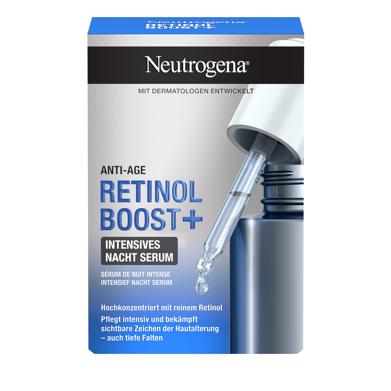 Neutrogena 露得清 Retinol Boost+ 强效晚间精华（30 毫升）