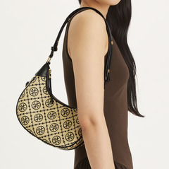 Tory Burch Raffia 老花单肩包