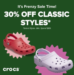 Crocs AU：经典款洞洞鞋专区！限时热促