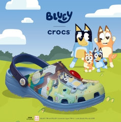 Crocs AU：Bluey 布鲁伊联名洞洞鞋上新热卖