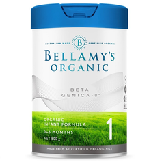 【澳洲仓】 Bellamy's 贝拉米 有机白金版1段幼儿配方奶粉  0-6个月 800g