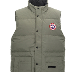 Canada Goose 绿色徽标马甲