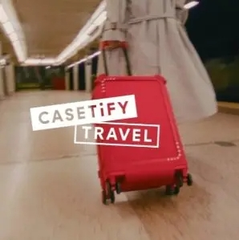 Casetify Travel 发布 21吋 登机箱 三色可选 可定制箱面