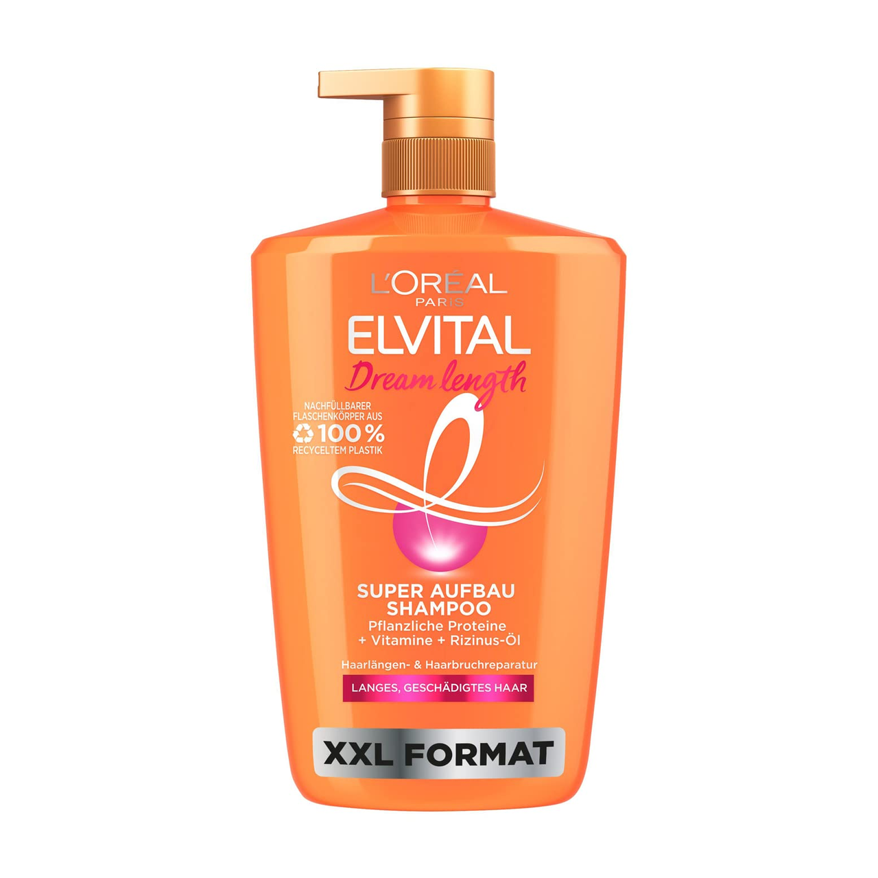 【含税直邮】L'Oréal Paris Elvital 防分叉洗发水 1L