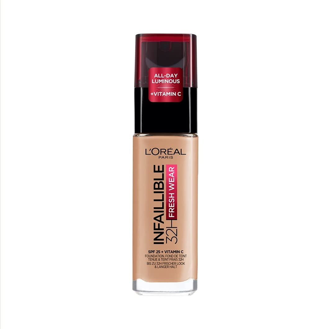 【含税直邮】L'Oreal Paris 巴黎欧莱雅 24小时无瑕持久粉底液