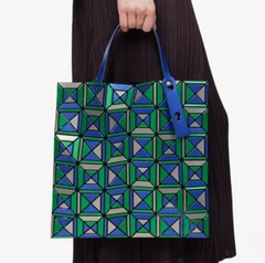 Bao Bao Issey Miyake 三宅一生 6格托特包 金属绿拼