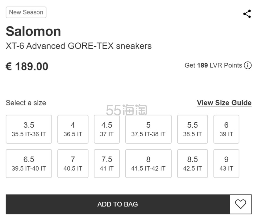 2024 新色！Salomon 萨罗蒙 XT-6 Advanced GORE-TEX 运动鞋