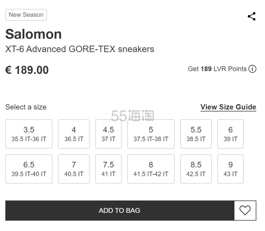 2024 新色！Salomon 萨罗蒙 XT-6 Advanced GORE-TEX 运动鞋