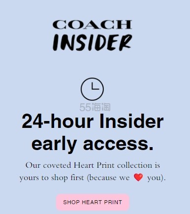 Coach Outlet：会员提前享 2024 情人节爱心限定系列