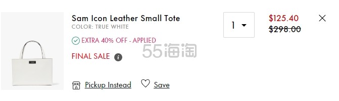 Kate spade 美站：好看的轻奢包、配饰活动来咯！Sam 小号皮革托特5