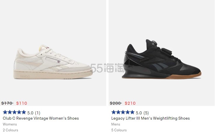 Reebok AU：年终大促 折扣区好价热卖