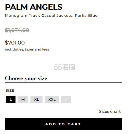 PALM ANGELS 复古牛仔外套