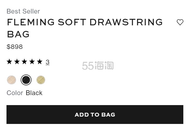 3色可入！Tory Burch FLEMING SOFT 链条垃圾袋