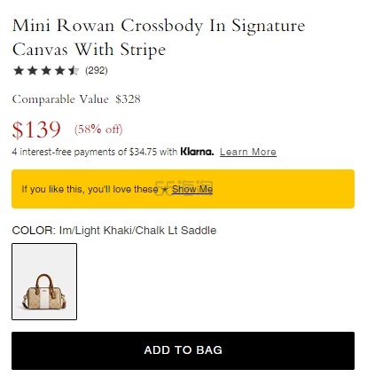 新品速递！Coach 蔻驰 Rowan Satchel 24新款奶茶迷你波士顿包