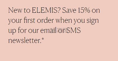 Elemis US：全场护肤热卖 新人首单8.5折