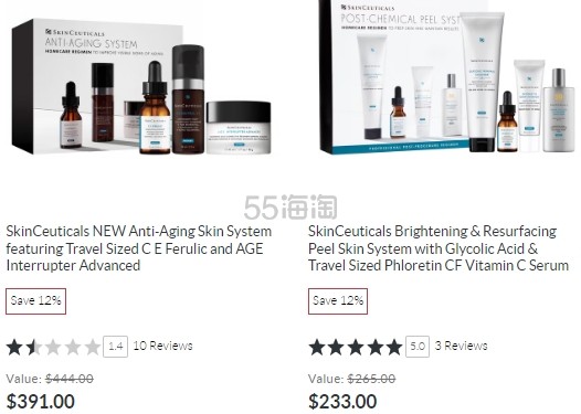 SkinStore：SkinCeuticals 修丽可护肤热卖