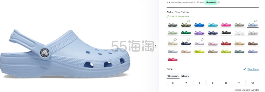 5色可选！Crocs 卡骆驰 经典洞洞鞋