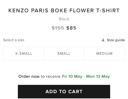 滿滿的正能量！Kenzo PARIS Boke Flower T恤