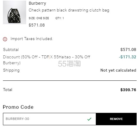【55专享】Thedoublef 美站：Burberry 巴宝莉品牌促销 入经典包袋、围巾、服饰等